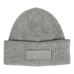 Jacquemus Huer & Kasketter*The Gros Grain Beanie Grå