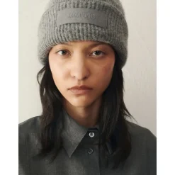 Jacquemus Huer & Kasketter*The Gros Grain Beanie Grå