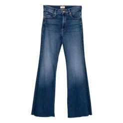 Mother Jeans*The Hustler High Waisted Flare Jeans Blå