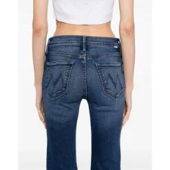 Mother Jeans*The Hustler High Waisted Flare Jeans Blå