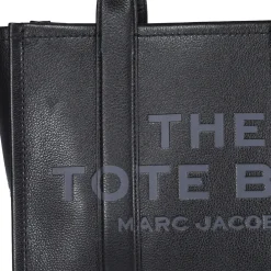 Marc Jacobs Indkøbstasker*The Leather Medium Tote Bag Sort