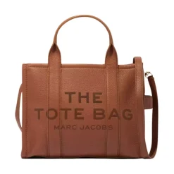 Marc Jacobs Indkøbstasker*The Leather Medium Tote Bag Brun