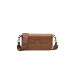 Marc Jacobs Skuldertasker*The Leather Mini Bag Brun