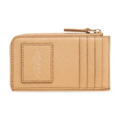 Marc Jacobs Punge & Kortholder*The Leather Top Zip Multi Wallet Beige