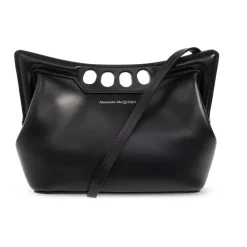 Alexander McQueen Bæltetasker*‘The Peak Mini’ skuldertaske Sort