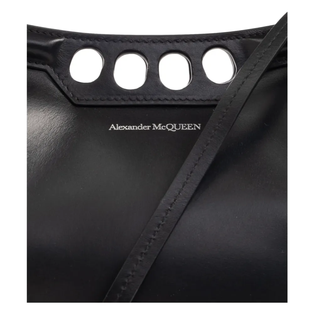 Alexander McQueen Bæltetasker*‘The Peak Mini’ skuldertaske Sort