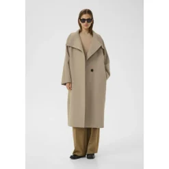 InWear Frakker*ThoraIW Collar Coat R Beige
