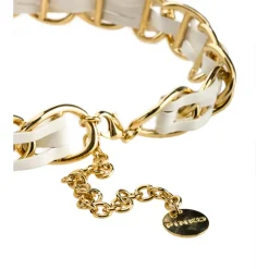 PINKO Bælter*TILIA CHAIN BELT Hvid