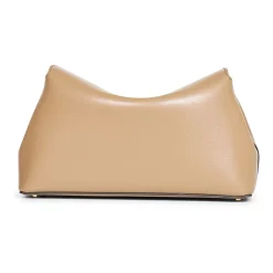 TotêMe Clutch*T-Lock Læder Clutch Brun