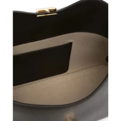 TotêMe Skuldertasker*T-Lock Leather Clutch Brun