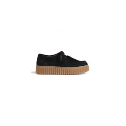 Clarks Snøresko*Torhill Suede Crepe Casual Sko Sort