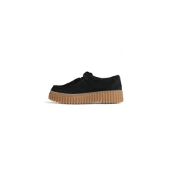 Clarks Snøresko*Torhill Suede Crepe Casual Sko Sort