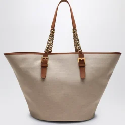 Saint Laurent Indkøbstasker*Tote taske til hverdagsbrug Brun