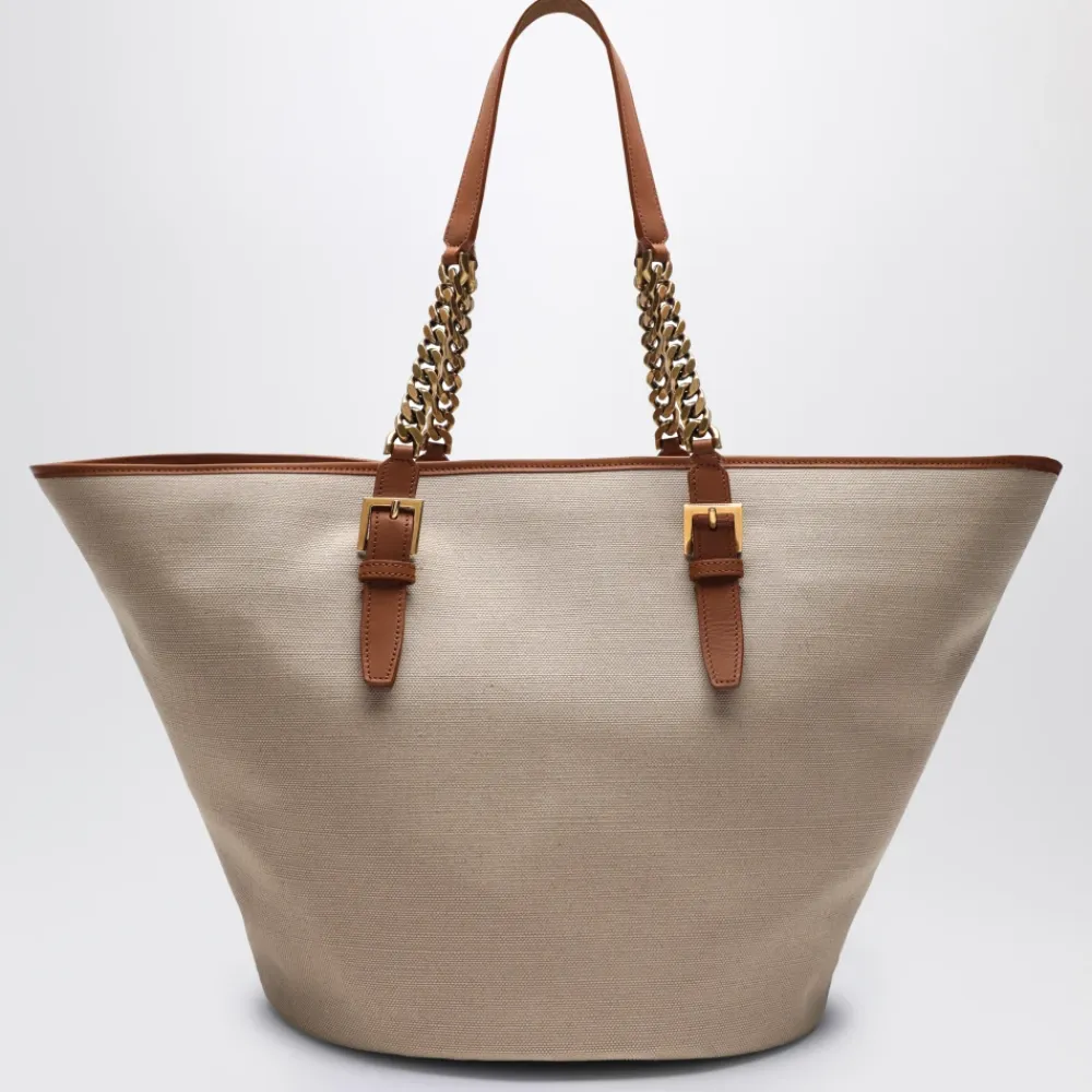 Saint Laurent Indkøbstasker*Tote taske til hverdagsbrug Brun