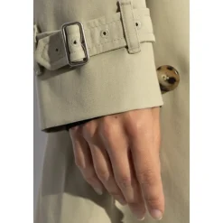 Burberry Frakker*Trenchcoat med bælte Beige
