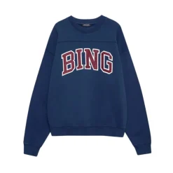 Anine Bing Sweatshirts*TRENTON Sweatshirt Blå