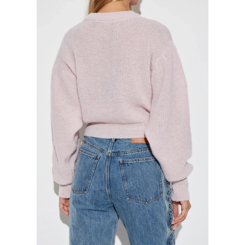 ROTATE Birger Christensen Striktrøjer & Sweatere*Trøje med logo Pink