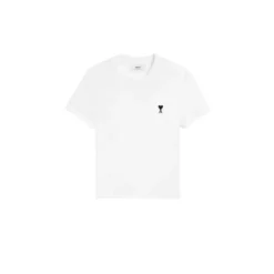 Ami Paris T-Shirts*T-shirt Coeur Hvid