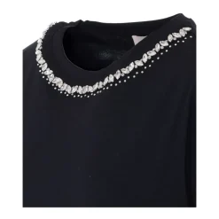 Liu Jo Bluser & Skjorter*T-shirt med applikationsdetaljer Sort