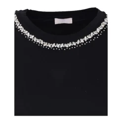 Liu Jo Bluser & Skjorter*T-shirt med applikationsdetaljer Sort