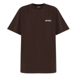 ROTATE Birger Christensen T-Shirts*T-shirt med broderet logo Brun