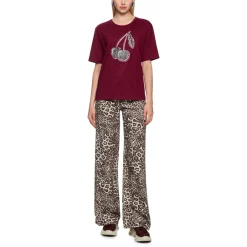 Marc Cain T-Shirts*T-Shirt "Rethink Together" Rød