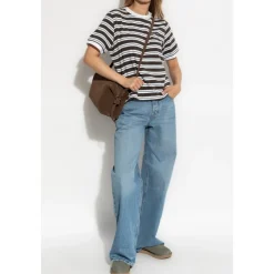 Samsøe Samsøe T-Shirts*T-shirt Sacamina Brun