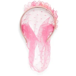 RED Valentino Huer & Kasketter*Tulle Veil Headband Pink