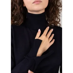 Seventy Striktrøjer & Sweatere*Turtleneck Blå