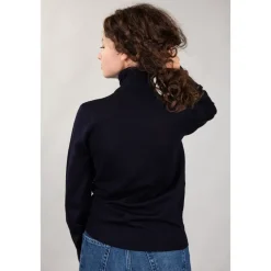 Seventy Striktrøjer & Sweatere*Turtleneck Blå