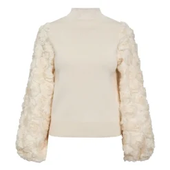 Co'Couture Striktrøjer & Sweatere*Turtlenecks Beige