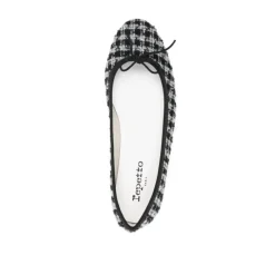 Repetto Ballerina Sko*Tweed Ballerina Ballet Flats Noir Sort
