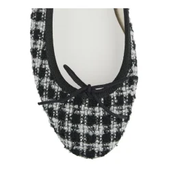 Repetto Ballerina Sko*Tweed Ballerina Ballet Flats Noir Sort