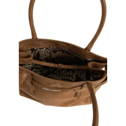 Dsquared2 Indkøbstasker*Twin Shopper Taske Brun