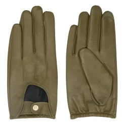Kazar Handsker*Udskåret læderhandsker Grøn