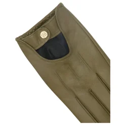 Kazar Handsker*Udskåret læderhandsker Grøn