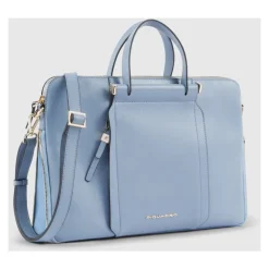 Piquadro Laptop Tasker*Udvidbar arbejdstaske til bærbar computer 14" Blå