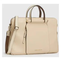 Piquadro Laptop Tasker*Udvidbar arbejdstaske til laptop 14" Beige