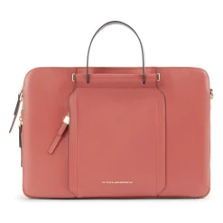 Piquadro Laptop Tasker*Udvidbar arbejdstaske til bærbar computer 14" Pink