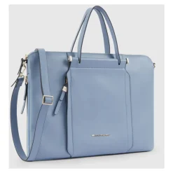 Piquadro Laptop Tasker*Udvidbar Slim Laptop Taske 15,6" Blå