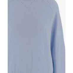 Allude Striktrøjer & Sweatere*Uld- og Cashmere Sweater Blå