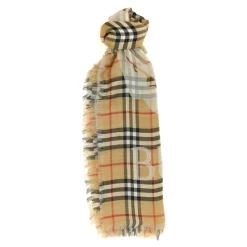Burberry Tørklæder*Uld- og silketørklæde Beige