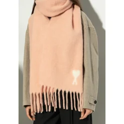 Ami Paris Tørklæder*Uldtørklæde Pink
