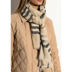 Burberry Tørklæder*Uldtørklæde Beige