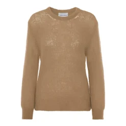 AMERICANDREAMS Striktrøjer & Sweatere*Ulla O Neck Pullover Brun