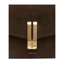 DeMellier Skuldertasker*Vancouver Læder Crossbody Taske Brun