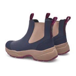 Woden Chelsea Boots*Vandtæt Slip-On Støvle Mørke/Beige Blå