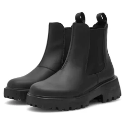 Woden Støvler*Vandtæt Chelsea Støvle til Kvinder Sort