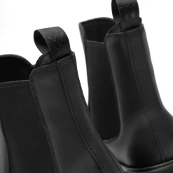 Woden Støvler*Vandtæt Chelsea Støvle til Kvinder Sort