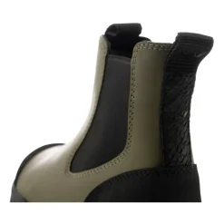 Woden Chelsea Boots*Vandtætte Chelsea Støvler med Fiskelæderdetaljer Grøn